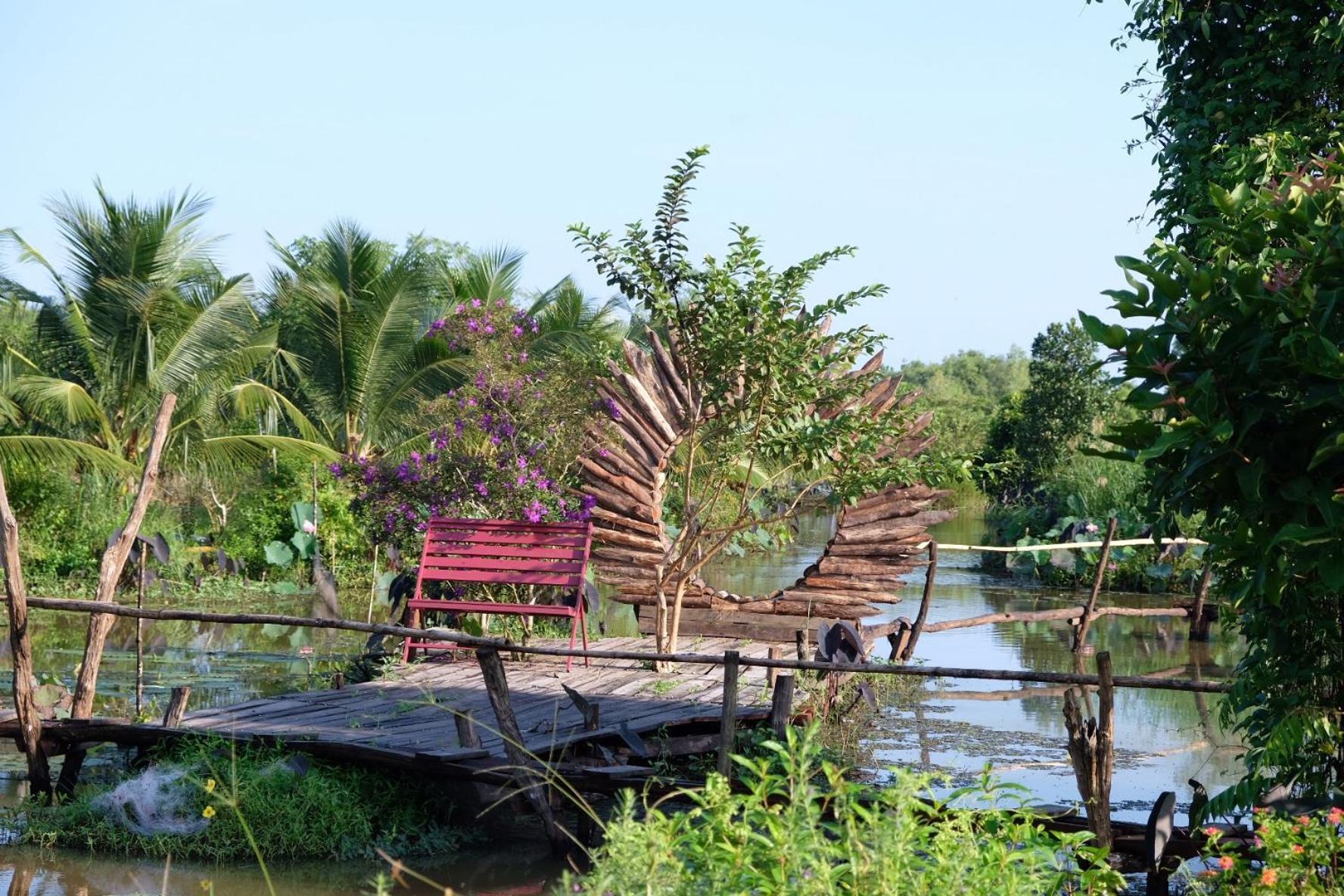 Bungalow - Farmstay Hoa Rung U Minh Cà Mau Εξωτερικό φωτογραφία